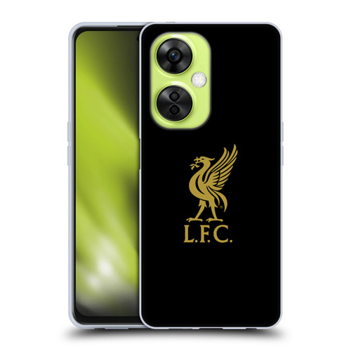Liverpool Football Club Liver Bird Gold Logo On Black Soft Gel Case for OnePlus Nord CE 3 Lite 5G