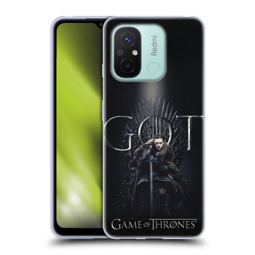 HBO Game of Thrones Season 8 For The Throne 1 Jon Snow Soft Gel Case for Xiaomi Redmi 12C