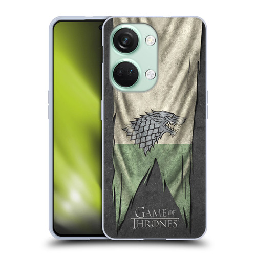 HBO Game of Thrones Sigil Flags Stark Soft Gel Case for OnePlus Nord 3 5G
