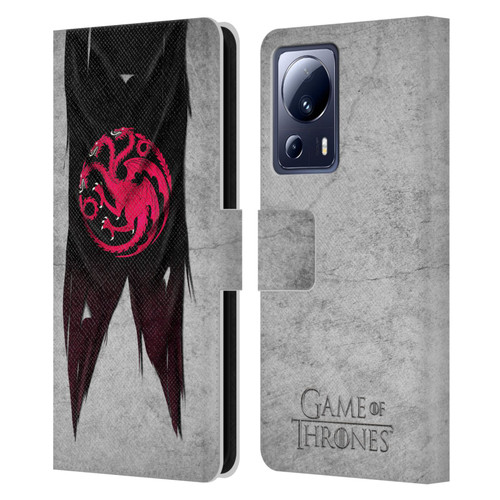 HBO Game of Thrones Sigil Flags Targaryen Leather Book Wallet Case Cover For Xiaomi 13 Lite 5G