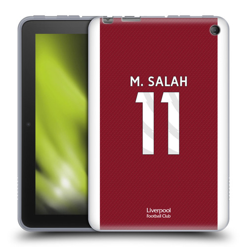 Liverpool Football Club 2023/24 Players Home Kit Mohamed Salah Soft Gel Case for Amazon Fire 7 2022