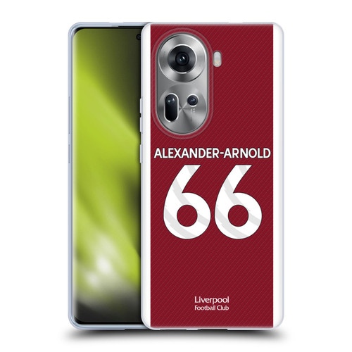 Liverpool Football Club 2023/24 Players Home Kit Trent Alexander-Arnold Soft Gel Case for OPPO Reno11