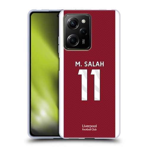 Liverpool Football Club 2023/24 Players Home Kit Mohamed Salah Soft Gel Case for Xiaomi Redmi Note 12 Pro 5G