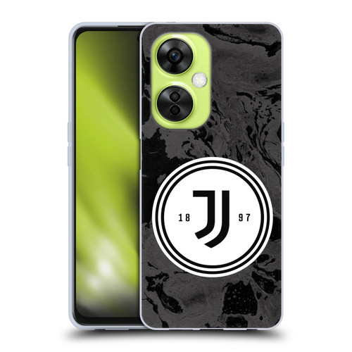 Juventus Football Club Art Monochrome Marble Logo Soft Gel Case for OnePlus Nord CE 3 Lite 5G
