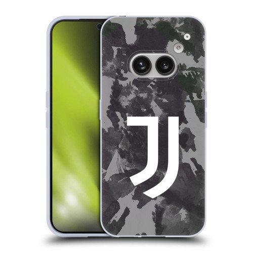 Juventus Football Club Art Monochrome Splatter Soft Gel Case for Nothing Phone (2a)