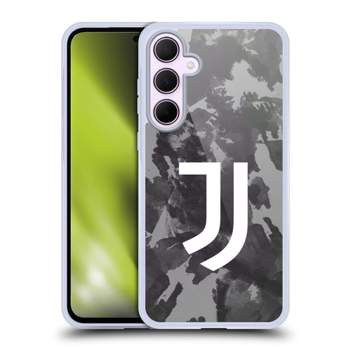 Juventus Football Club Art Monochrome Splatter Soft Gel Case for Samsung Galaxy A35 5G