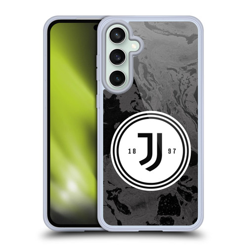 Juventus Football Club Art Monochrome Marble Logo Soft Gel Case for Samsung Galaxy S23 FE 5G