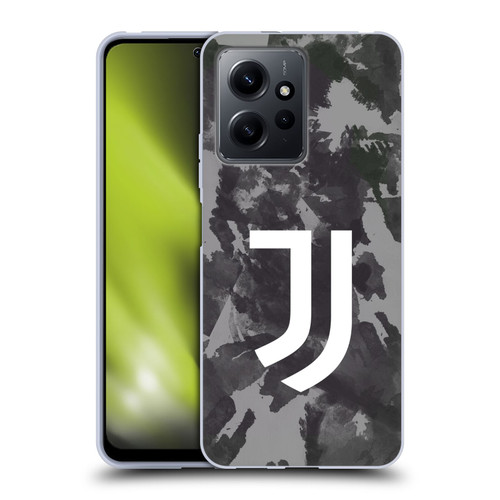 Juventus Football Club Art Monochrome Splatter Soft Gel Case for Xiaomi Redmi Note 12 4G