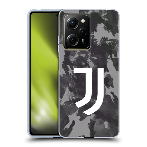 Juventus Football Club Art Monochrome Splatter Soft Gel Case for Xiaomi Redmi Note 12 Pro 5G