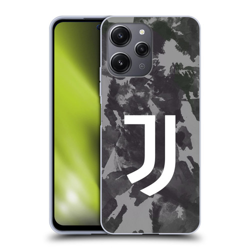 Juventus Football Club Art Monochrome Splatter Soft Gel Case for Xiaomi Redmi 12