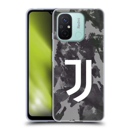 Juventus Football Club Art Monochrome Splatter Soft Gel Case for Xiaomi Redmi 12C