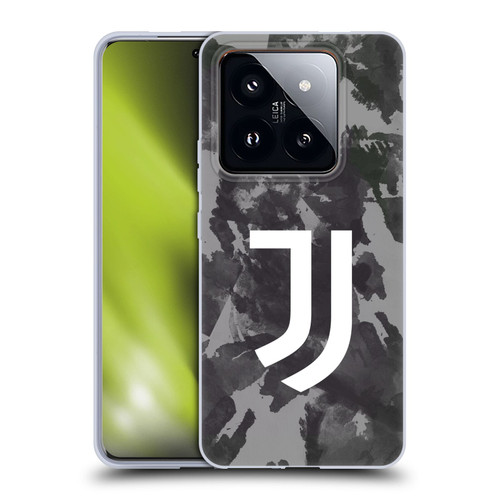 Juventus Football Club Art Monochrome Splatter Soft Gel Case for Xiaomi 14 Pro