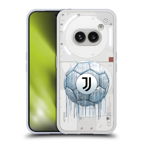 Juventus Football Club Drip Art Logo Soft Gel Case for Nothing Phone (2a)