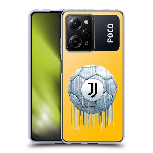 Juventus Football Club Drip Art Logo Soft Gel Case for Xiaomi Redmi Note 12 Pro 5G