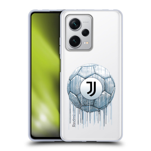 Juventus Football Club Drip Art Logo Soft Gel Case for Xiaomi Redmi Note 12 Pro+ 5G