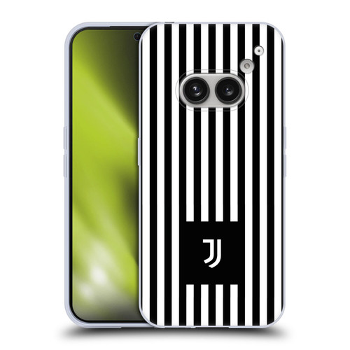 Juventus Football Club Lifestyle 2 Black & White Stripes Soft Gel Case for Nothing Phone (2a)