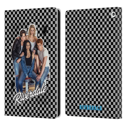 Riverdale Art Riverdale Cast 1 Leather Book Wallet Case Cover For Amazon Fire HD 8/Fire HD 8 Plus 2020
