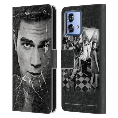 Riverdale Broken Glass Portraits Archie Andrews Leather Book Wallet Case Cover For Motorola Moto G84 5G