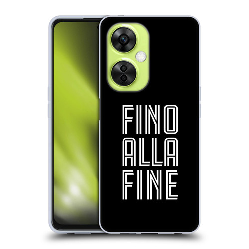 Juventus Football Club Type Fino Alla Fine Black Soft Gel Case for OnePlus Nord CE 3 Lite 5G