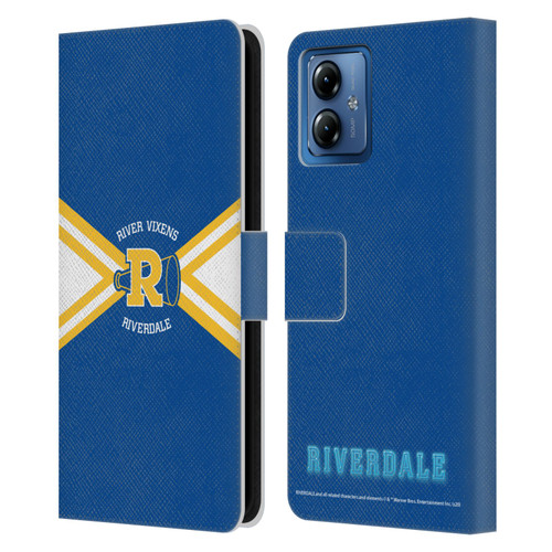 Riverdale Graphic Art River Vixens Uniform Leather Book Wallet Case Cover For Motorola Moto G14