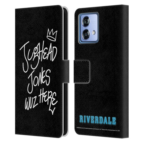 Riverdale Graphic Art Jughead Wuz Here Leather Book Wallet Case Cover For Motorola Moto G84 5G
