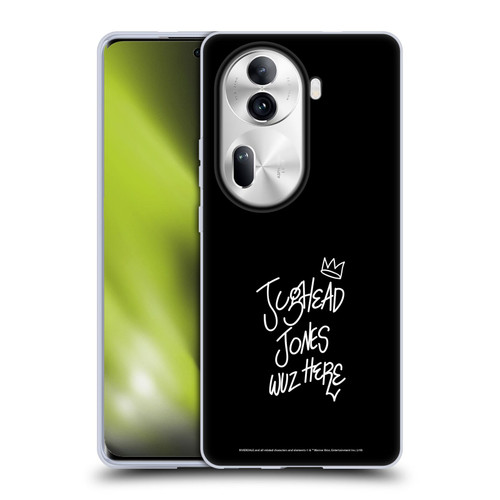 Riverdale Graphic Art Jughead Wuz Here Soft Gel Case for OPPO Reno11 Pro