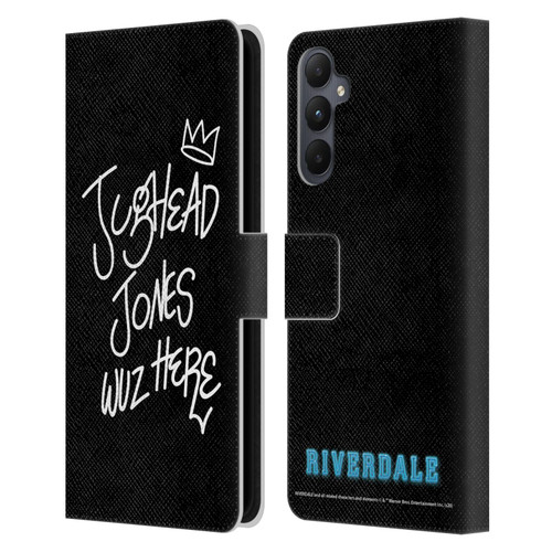 Riverdale Graphic Art Jughead Wuz Here Leather Book Wallet Case Cover For Samsung Galaxy A05s