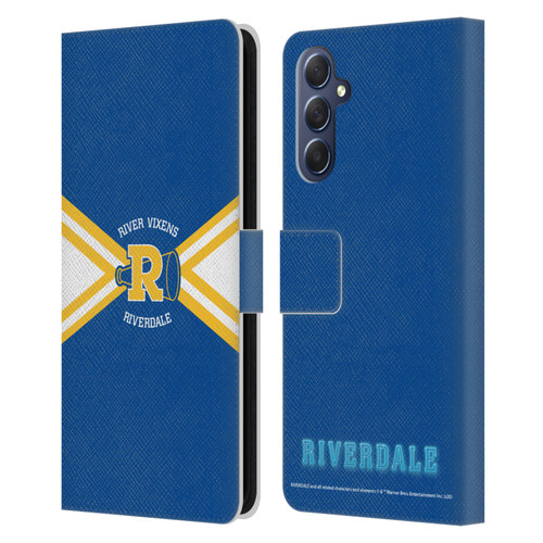 Riverdale Graphic Art River Vixens Uniform Leather Book Wallet Case Cover For Samsung Galaxy M54 5G
