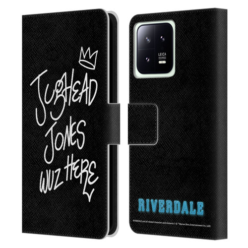 Riverdale Graphic Art Jughead Wuz Here Leather Book Wallet Case Cover For Xiaomi 13 5G