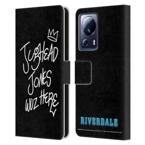 Riverdale Graphic Art Jughead Wuz Here Leather Book Wallet Case Cover For Xiaomi 13 Lite 5G