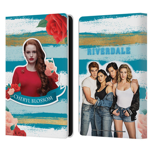 Riverdale Graphics Cheryl Blossom Leather Book Wallet Case Cover For Amazon Kindle Paperwhite 5 (2021)