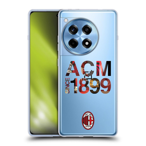 AC Milan Adults 1899 Soft Gel Case for OnePlus 12R