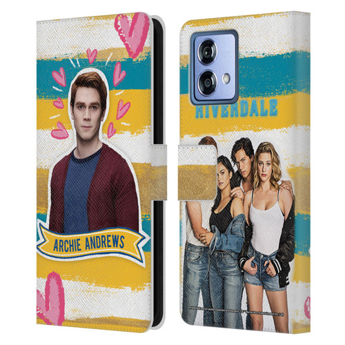 Riverdale Graphics Archie Andrews Leather Book Wallet Case Cover For Motorola Moto G84 5G