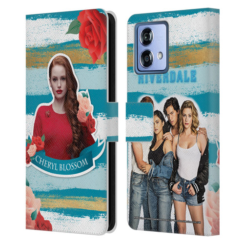 Riverdale Graphics Cheryl Blossom Leather Book Wallet Case Cover For Motorola Moto G84 5G