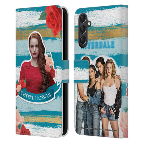 Riverdale Graphics Cheryl Blossom Leather Book Wallet Case Cover For Samsung Galaxy A24 4G / M34 5G