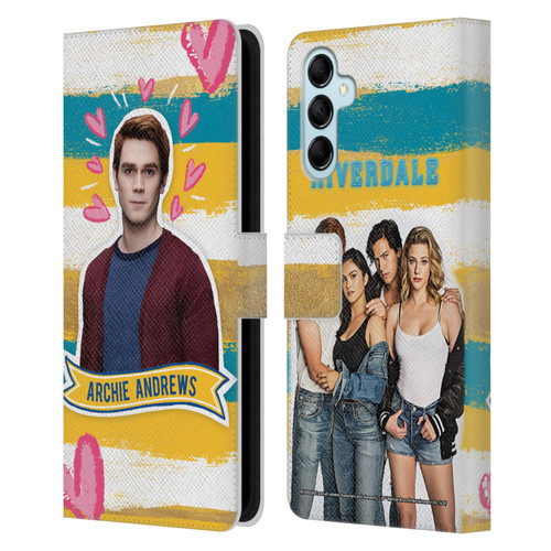 Riverdale Graphics Archie Andrews Leather Book Wallet Case Cover For Samsung Galaxy M14 5G