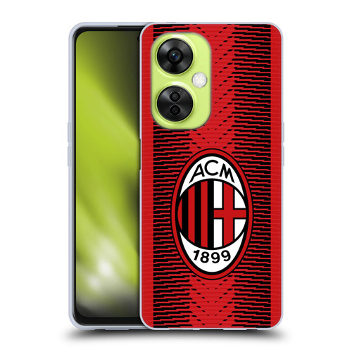 AC Milan 2023/24 Crest Kit Home Soft Gel Case for OnePlus Nord CE 3 Lite 5G
