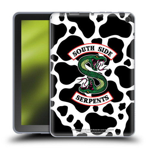 Riverdale South Side Serpents Cow Logo Soft Gel Case for Amazon Fire HD 8/Fire HD 8 Plus 2020