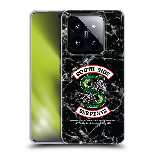 Riverdale South Side Serpents Black And White Marble Logo Soft Gel Case for Xiaomi 14 Pro