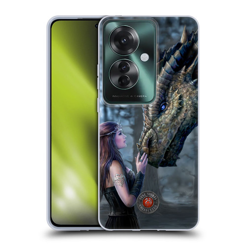 Anne Stokes Dragon Friendship Once Upon A Time Soft Gel Case for OPPO Reno11 F 5G / F25 Pro 5G