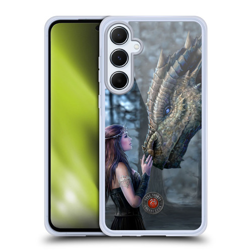 Anne Stokes Dragon Friendship Once Upon A Time Soft Gel Case for Samsung Galaxy A55 5G