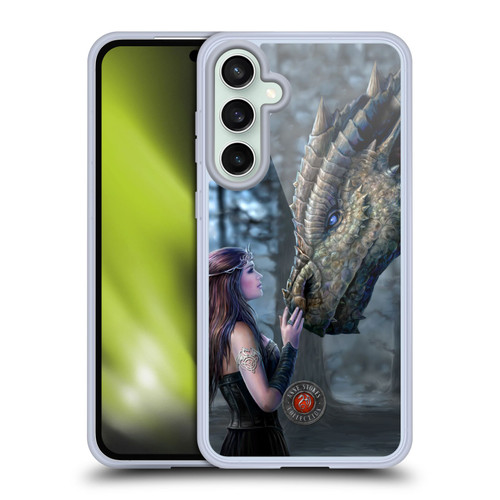 Anne Stokes Dragon Friendship Once Upon A Time Soft Gel Case for Samsung Galaxy S23 FE 5G