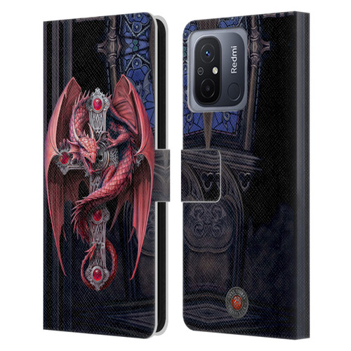 Anne Stokes Dragons Gothic Guardians Leather Book Wallet Case Cover For Xiaomi Redmi 12C