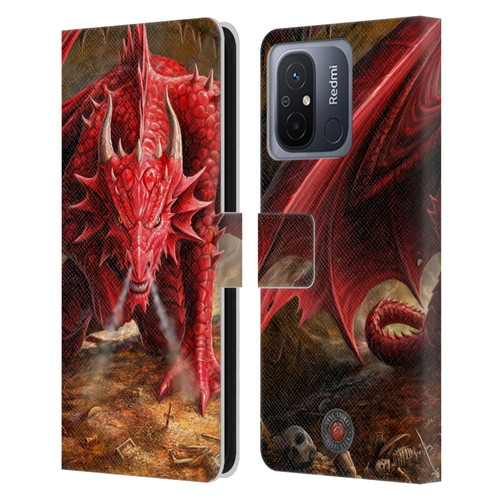 Anne Stokes Dragons Lair Leather Book Wallet Case Cover For Xiaomi Redmi 12C