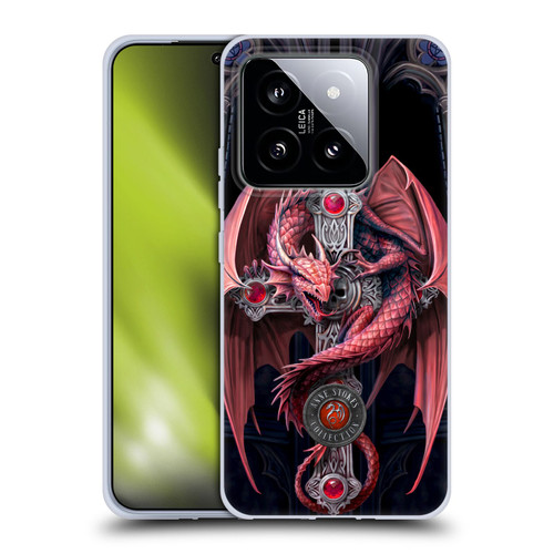 Anne Stokes Dragons Gothic Guardians Soft Gel Case for Xiaomi 14