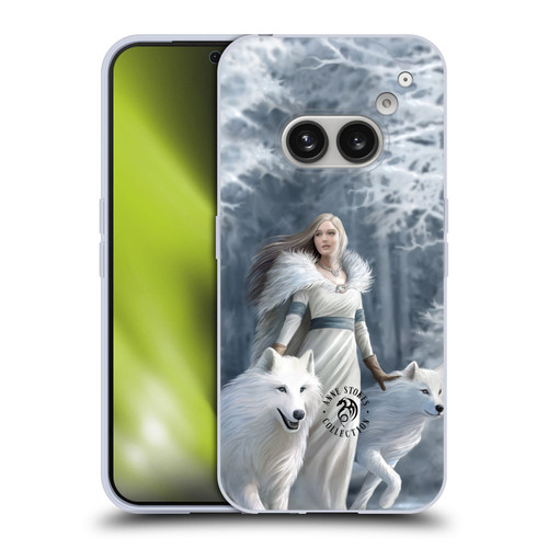 Anne Stokes Wolves Winter Guardians Soft Gel Case for Nothing Phone (2a)