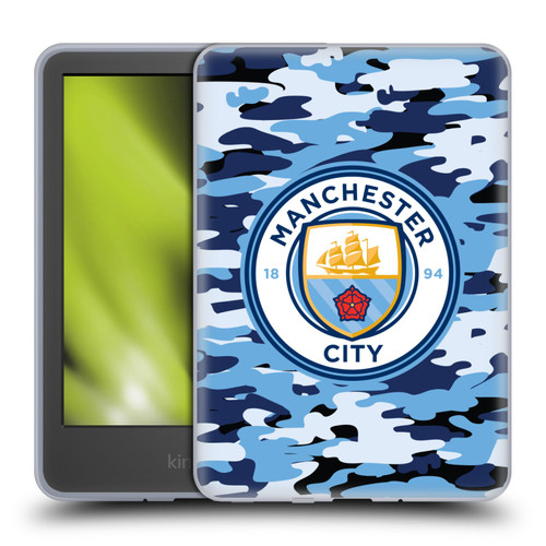 Manchester City Man City FC Badge Camou Blue Moon Soft Gel Case for Amazon Kindle 11th Gen 6in 2022
