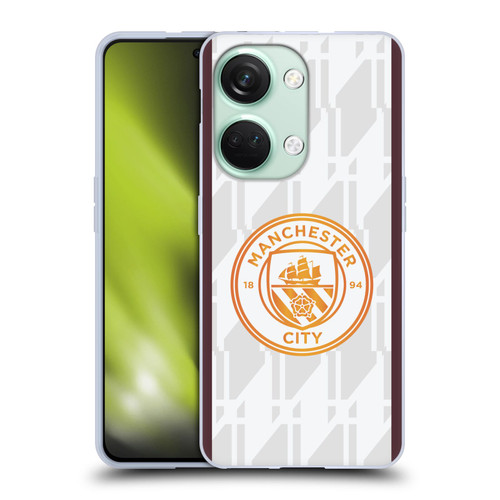 Manchester City Man City FC 2023/24 Badge Kit Away Soft Gel Case for OnePlus Nord 3 5G