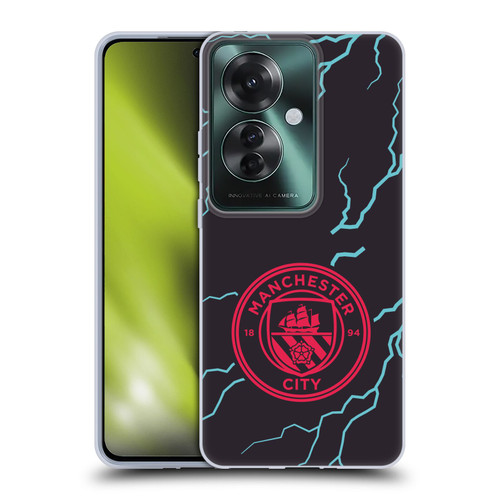 Manchester City Man City FC 2023/24 Badge Kit Third Soft Gel Case for OPPO Reno11 F 5G / F25 Pro 5G