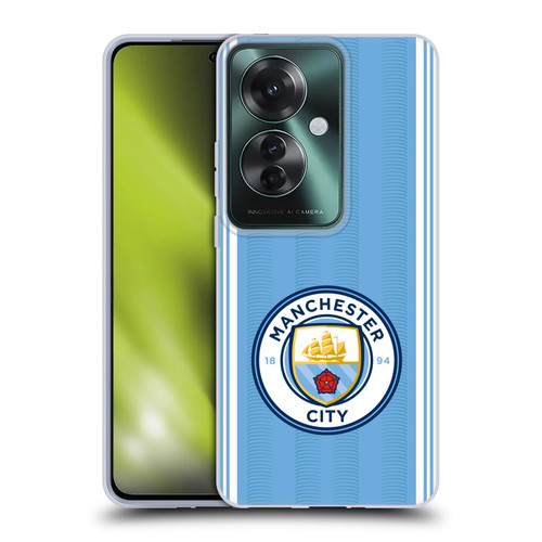 Manchester City Man City FC 2023/24 Badge Kit Home Soft Gel Case for OPPO Reno11 F 5G / F25 Pro 5G